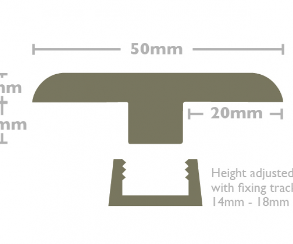 Bespoke T Bar  (Engineered wood)