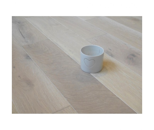 Briton Winter Classic Oak Engineered Wood Flooring 14mm x 125mm White Lacquered