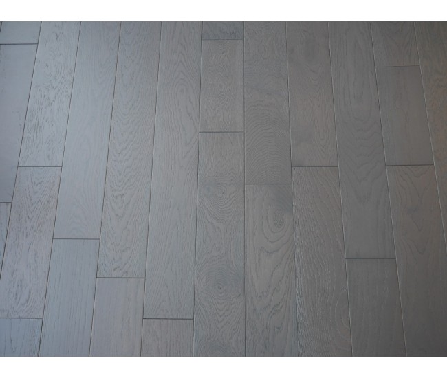 Everest Grey Classic Oak Engineered Wood Flooring 14mm x 125mm Lacquered