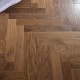 Bison Classic Walnut Herringbone Engineered Wood Flooring 14mm x 125mm UV Lacquered