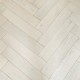 White Brushed Oak Herringbone Classic Engineered Wood Flooring 18mm x 125mm Brushed Lacquered