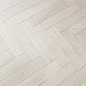 White Brushed Oak Herringbone Classic Engineered Wood Flooring 18mm x 125mm Brushed Lacquered