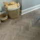 Gunmetal Grey Classic Oak Herringbone Engineered Wood Flooring 18mm x 80mm Brushed Matt Lacquered