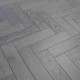 Graphite Grey Oak Herringbone Engineered Wood Flooring 18mm x 80mm Lacquered