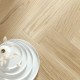 Summer Sand Oak HerringBone Classic Engineered Wood Flooring 18mm x 90mm Invisible Oiled