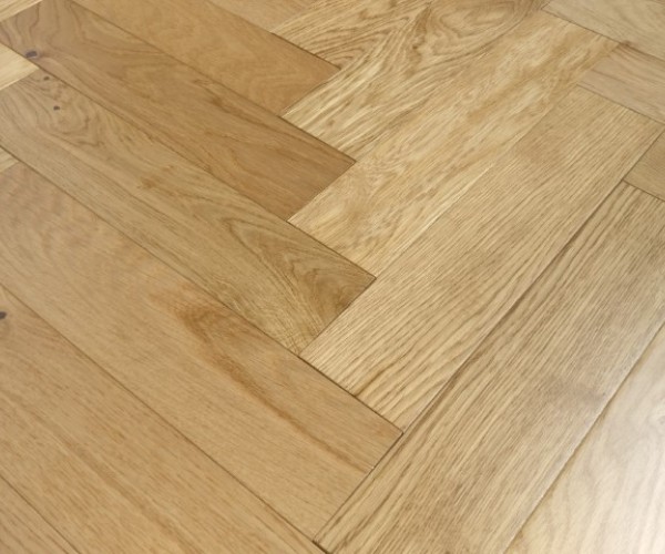 Amber Oak Herringbone Engineered European Classic Flooring 18mm x 90mm Natural Lacquered