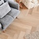 Fresh AB Grade Oak Herringbone Engineered Wood Flooring 18mm x 90mm Unfinished