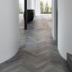 Soft Grey Oak Herringbone Classic Engineered Wood Flooring 18mm x 125mm Hard Wax Oiled