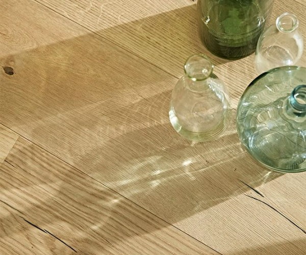 Raw & Natural Rustic Oak Engineered Wood Flooring 14mm x 190mm Hard Wax Oiled 