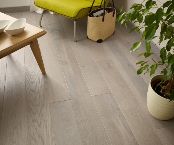 Charleston Grey Classic Oak Engineered Wood Flooring 14mm x 180mm Brushed Matt Lacquered 