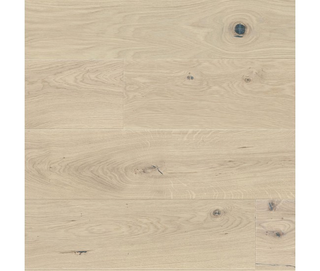 Ivory Classic Oak Engineered Wood Flooring 14mm x 180mm Invisible Brushed Matt Lacquered