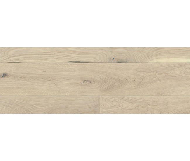 Ivory Classic Oak Engineered Wood Flooring 14mm x 180mm Invisible Brushed Matt Lacquered