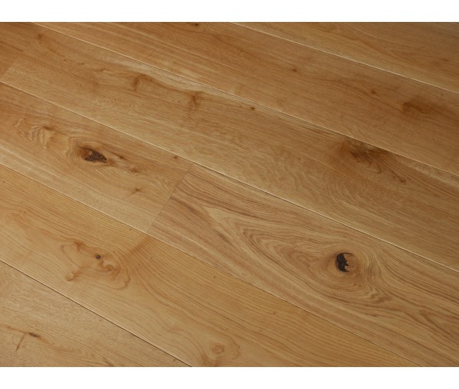 Caramel Rustic Oak Engineered Wood Flooring 20mm x 190mm Brushed Oiled