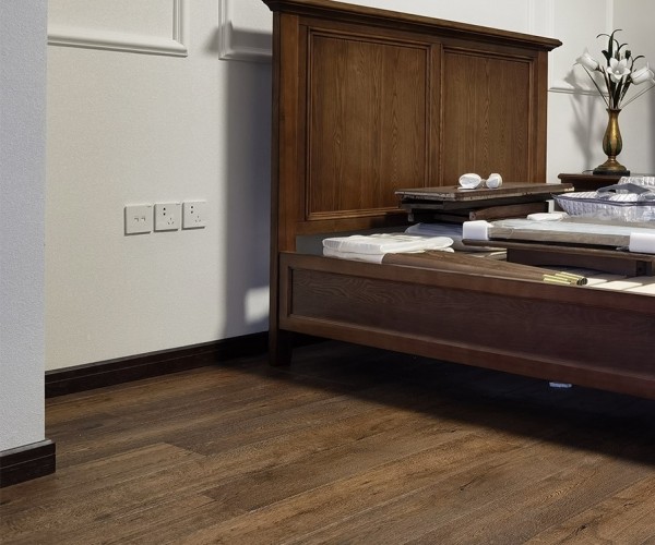 Prime Coffee Classic Engineered Wood Flooring Oak 20mm x 190mm Handscraped 