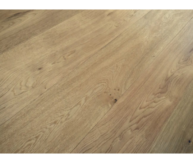 Warm Sun Oak Plank Engineered Wood Flooring 20mm x 220mm Brushed Natural Oiled