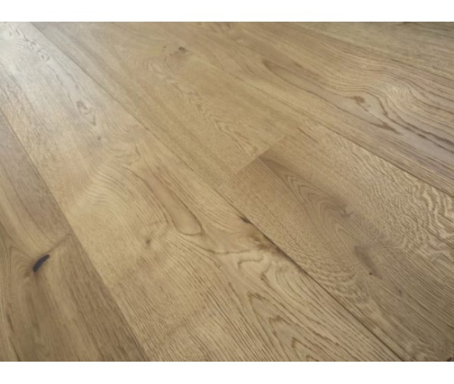 Warm Sun Oak Plank Engineered Wood Flooring 20mm x 220mm Brushed Natural Oiled