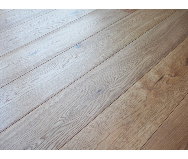 Bran European Oak Engineered Wood Flooring 14mm x 190mm Brushed Oiled