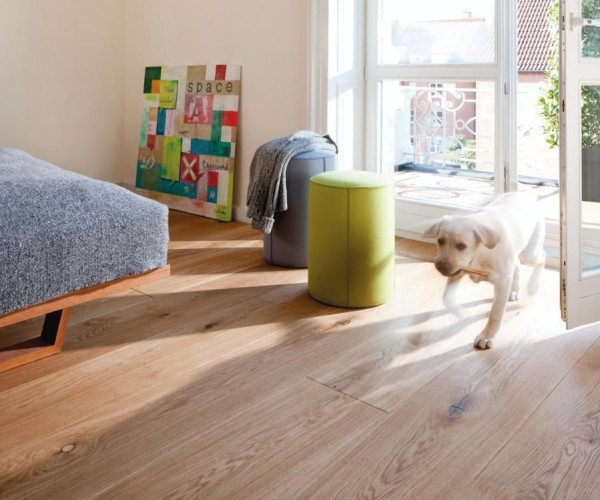 Bran European Oak Engineered Wood Flooring 14mm x 190mm Brushed Oiled