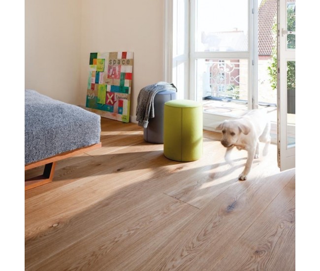 Bran European Oak Engineered Wood Flooring 14mm x 190mm Brushed Oiled