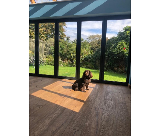 Bronx Oak Engineered Wood Flooring 14mm x 190mm Antique Distressed Oiled