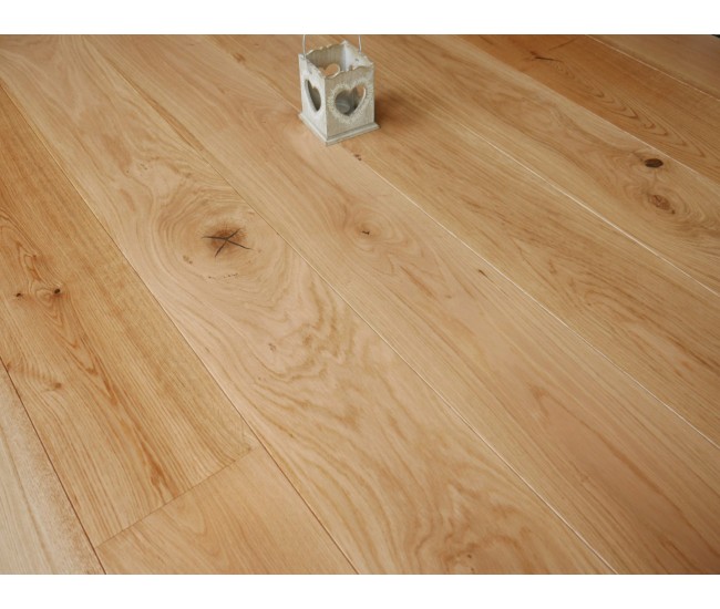 Natural Classic Oak Engineered Wood Flooring 20mm x 190mm Natural Oiled