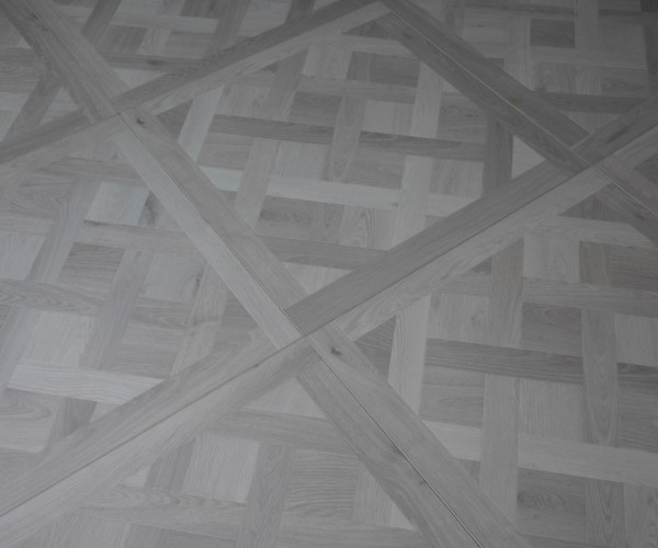 Silver Grey Versailles Panel 600x600x6.5mm Waterproof Luxury Vinyl Flooring