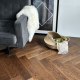 Caramel AB Grade Oak Herringbone Engineered Wood Flooring 15mm x 120mm Brushed UV Lacquered