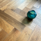 Gloden Hinde AB Grade Oak Herringbone Engineered Wood Flooring 15mm x 120mm Brushed UV Oiled