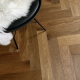 Gloden Hinde AB Grade Oak Herringbone Engineered Wood Flooring 15mm x 120mm Brushed UV Oiled