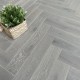 Scarborough Grey Classic Grade Oak Herringbone Engineered Wood Flooring 15mm x 90mm Brushed UV Oiled