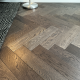 Aurora Classic Grade Oak Herringbone Engineered Wood Flooring 15mm x 90mm Brushed UV Oiled