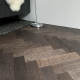 Aurora Classic Grade Oak Herringbone Engineered Wood Flooring 15mm x 90mm Brushed UV Oiled