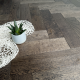 Aurora Classic Grade Oak Herringbone Engineered Wood Flooring 15mm x 90mm Brushed UV Oiled - U151-390-80 Aurora Classic Grade Oak Herringbone Engineered Wood Flooring 15mm x 90mm Brushed UV Oiled