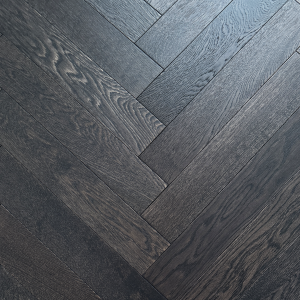 Eagles Shadow Classic Grade Oak Herringbone Engineered Wood Flooring 15mm x 90mm Brushed UV Oiled