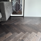 Eagles Shadow Classic Grade Oak Herringbone Engineered Wood Flooring 15mm x 90mm Brushed UV Oiled