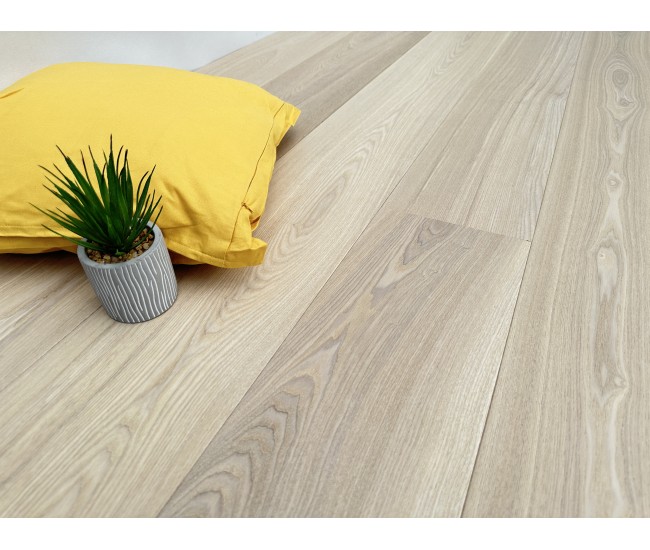Argo Prime Ash Engineered Wood Flooring 15mm x 190mm Brushed UV Lacquered