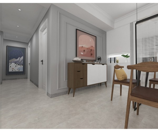 Natural Stone WPC Herringbone Waterproof Luxury Click Vinyl Flooring 6.5mm 