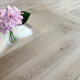 White Washed AB Grade Oak Herringbone Engineered Wood Flooring 15mm x 120mm UV Oiled