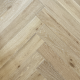 White Washed AB Grade Oak Herringbone Engineered Wood Flooring 15mm x 120mm UV Oiled