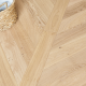 Classic Natural Oak Chevron Classic Engineered Wood Flooring 14mm x 90mm  Invisible Matt Lac