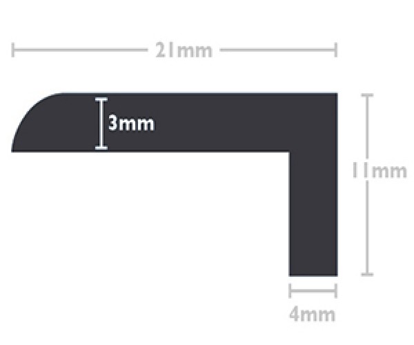 Islington Oak WPC L-Shape Nosing- 2.2m