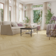 Roast Oak Herringbone Waterproof Luxury Vinyl Flooring SPC 6.5 x 126 x 630mm