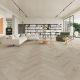 Staple Herringbone Waterproof Luxury Vinyl Flooring SPC 6.5 x 126 x 630mm