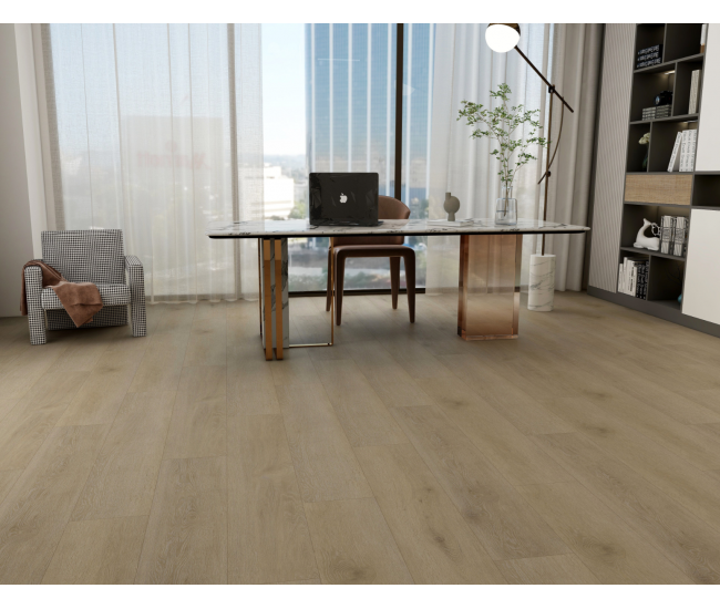 Natural Dawn Oak SPC Waterproof Luxury Click Vinyl Flooring 5.5 x 181mm