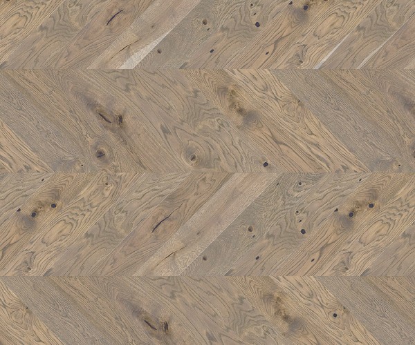 French Chateau Oak Chevron Engineered Wood Flooring 14mm x 130mm Brushed Matt Lacquered 