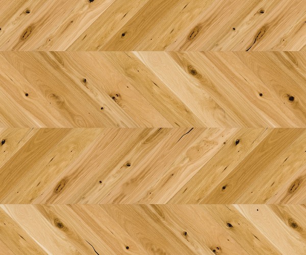 Hawaiian Cookies Oak Chevron Engineered Wood Flooring 14mm x 130mm Brushed Matt Lacquered 