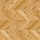 Hawaiian Cookies Oak Chevron Engineered Wood Flooring 14mm x 130mm Brushed Matt Lacquered
