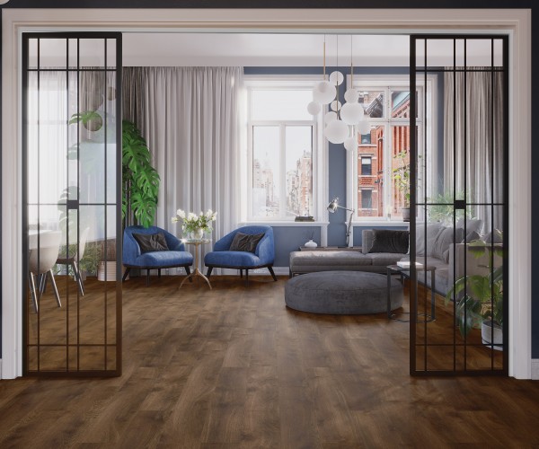 Port Rotterdam Oak SPC Waterproof Luxury Click Vinyl Flooring 4.2mm x 180mm  