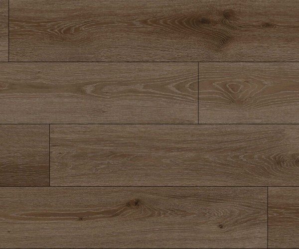 Dark Fumed Oak SPC Waterproof Luxury Click Vinyl Flooring 5.5mm 