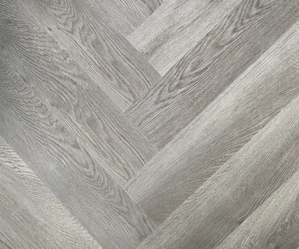 Washed Grey Oak SPC Herringbone Waterproof Luxury Click Vinyl Flooring 5.5mm x 120mm 